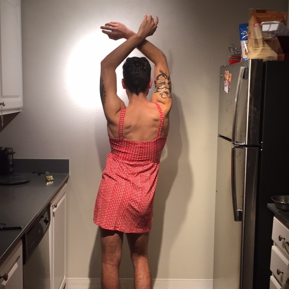 Urban Outfitters Red patterned mini dress - Picture 3 of 3